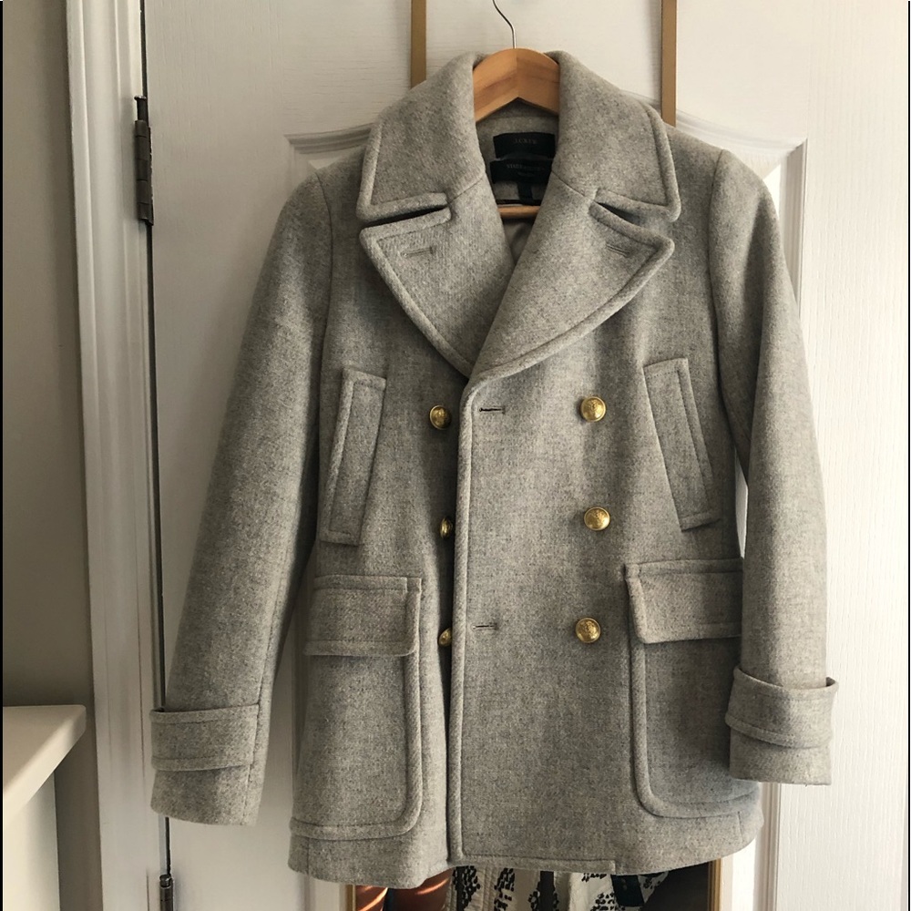 J Crew wool pea coat